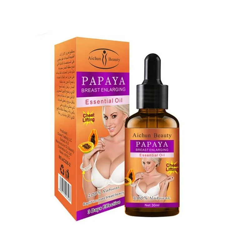 

Aichun beauty brand 3 days effective papaya breast enlarging essential oil, Transparent