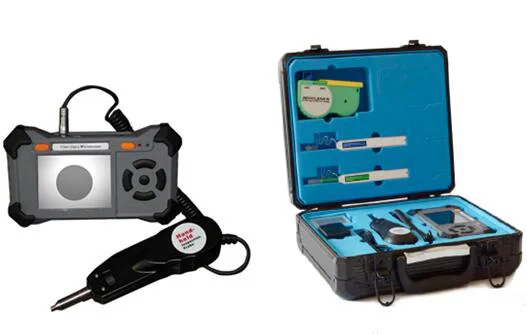 Fiber Optical Cleaning and Inspection Kit with Handheld Video Microscope And Fiber Optic Cleaner Pen