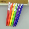 Unique design high quality with large clip for printing click action promotional ball pen