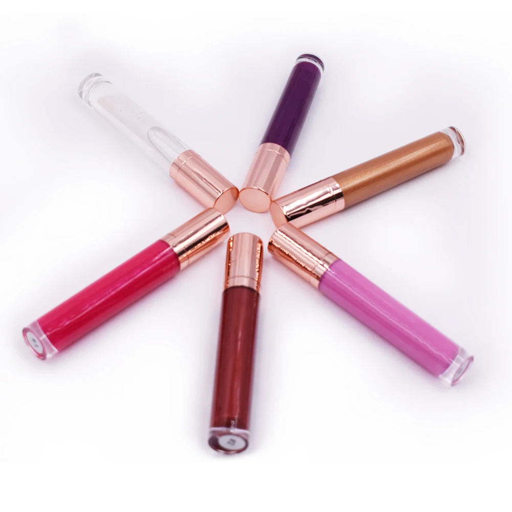 

High Quality Cosmetic Vegan Lip Gloss Private Label Shimmer Moisturizing Lipgloss