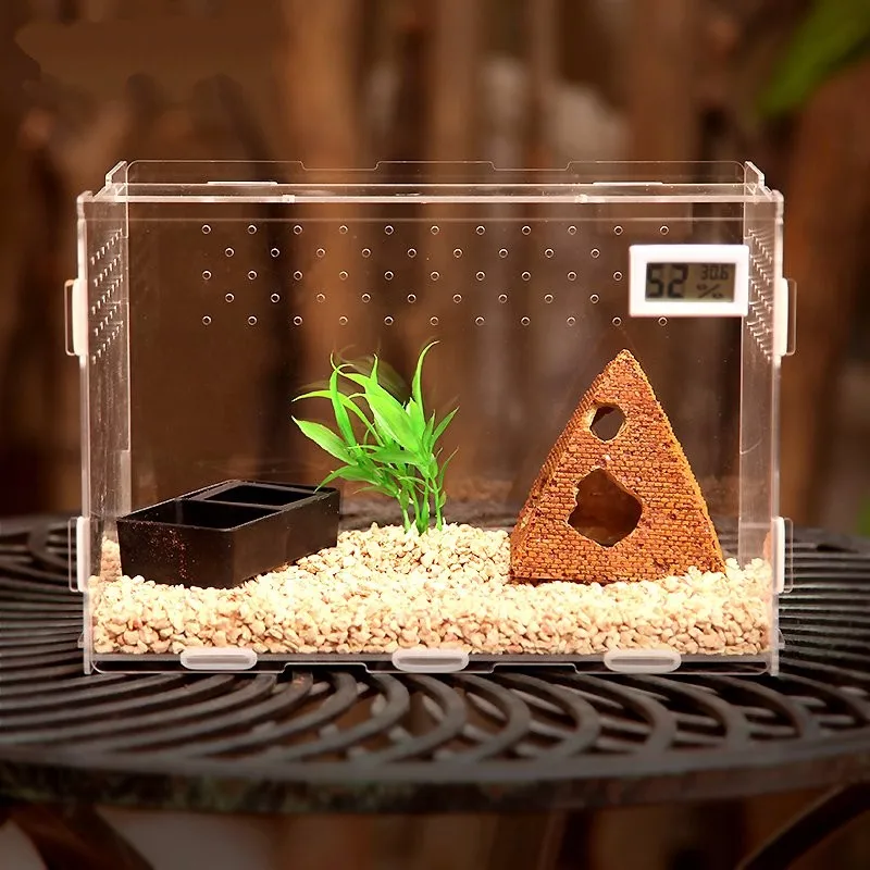 Factory Supply Acrylic Terrarium For Reptiles / Acrylic Reptile Display