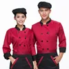 Autumn Winter Food Service Clothes Kitchen Chef Uniform Jackets