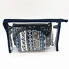 Trilbal Floral Paisley Print PVC Polyester Cosmetic Makeup Bag Set 3 PCS
