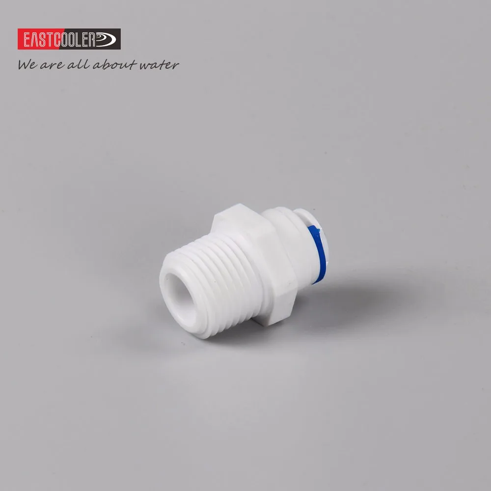 Ef023ae01 Eastcooler 3/8" Tube 1/2" Thread Male Straight Push Fit