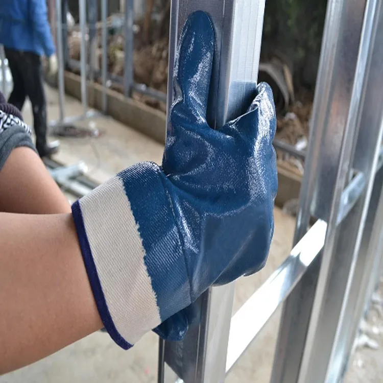 Shinehoo Safety Sleeve Nitrile Coated Construction Work Gloves Buy