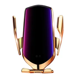 Universal 10W QI Wireless Car Charger Automatic Clamp