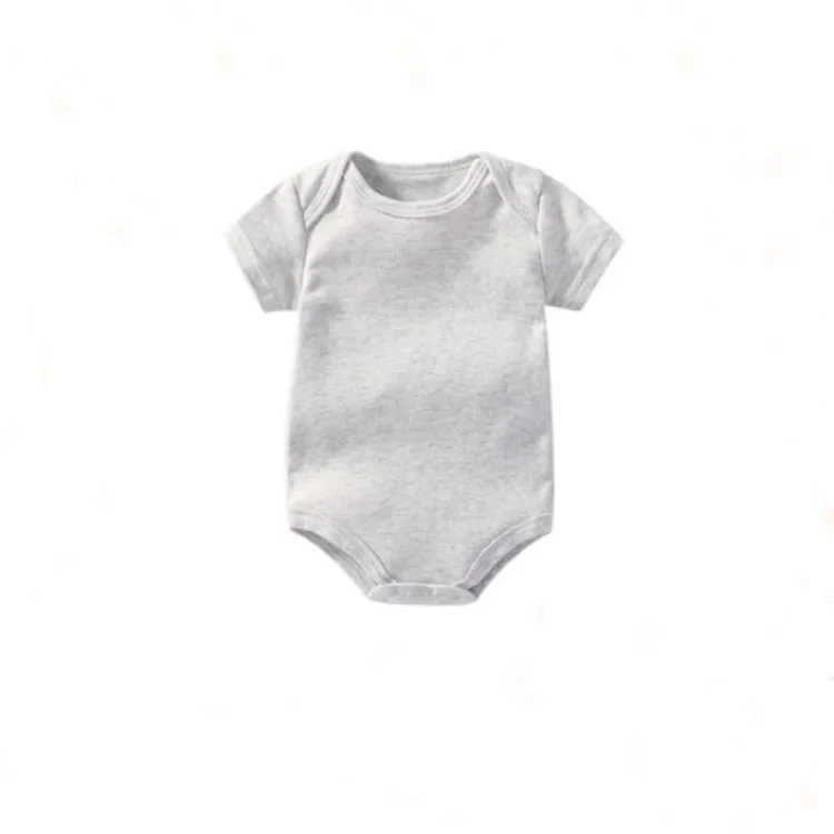 CYFOREVER wholesale newborn baby kids 100% cotton romper baby grow plain