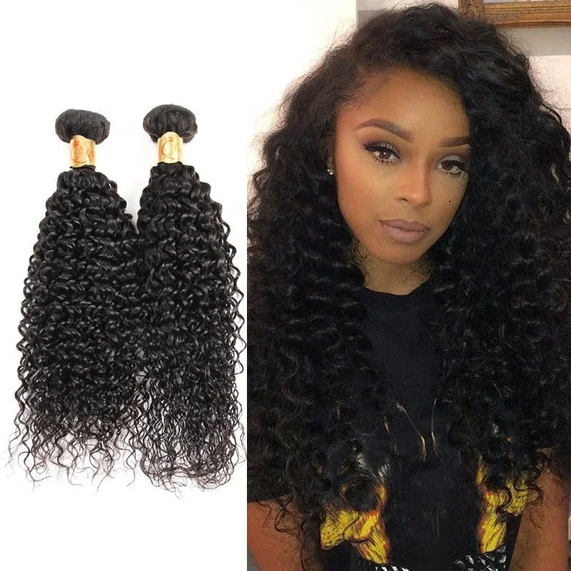 

Queenlike virgin raw unprocessed kinky curly indian hair weave, Natural color or as your request