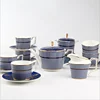 6 Persons Fine Bone China Tea and Coffee Sets Arabic Classical Tea Cup and Pot