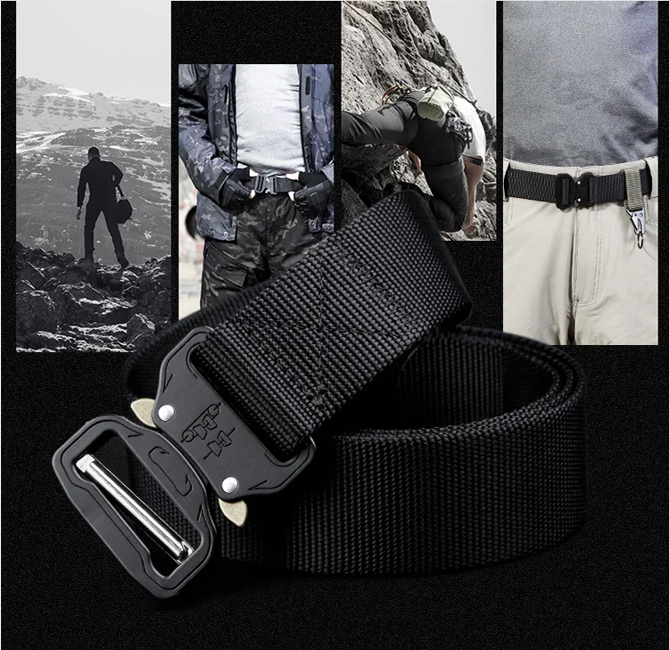 50mm Matt Black Wholesale High Quality Tactical Belt Buckle For