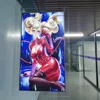 43inch 49inch 55inch 4K resolution network display ultra thin light panels double sided digital signage display