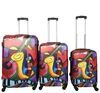 Wholesale fashion ABS+PC Trolley Luggage Spinner Wheels Glossy Surface