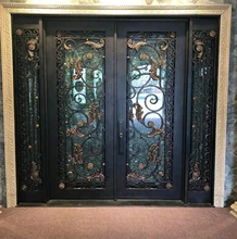 الفاخرة فيلا المطاوع أبواب دخول الحديد مع منفتح المقسى زجاج نافذة