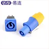 neutrik IP65 Plastic Screw LED screen Plug Square Socket 3 pole Lockableconnector NAC3MPA1-W NAC3FCA1-W