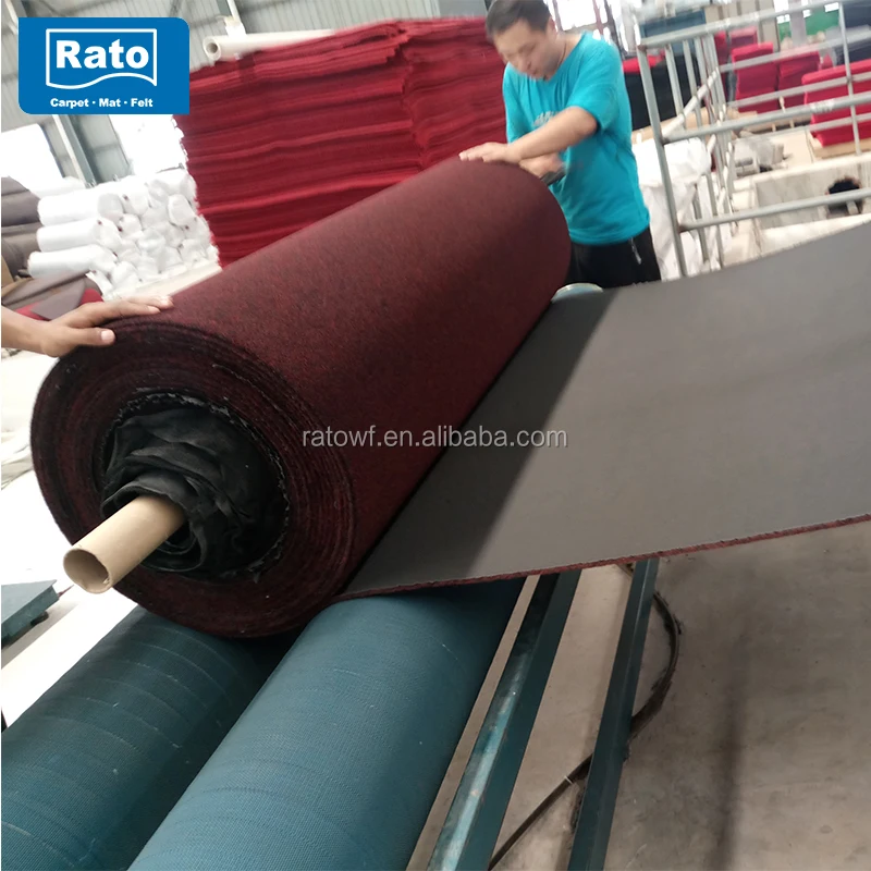 Ribbed Led Door Carpet Mat With TPR Backing from China factory