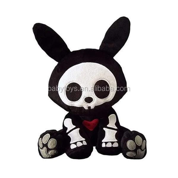 black stuffed bunny