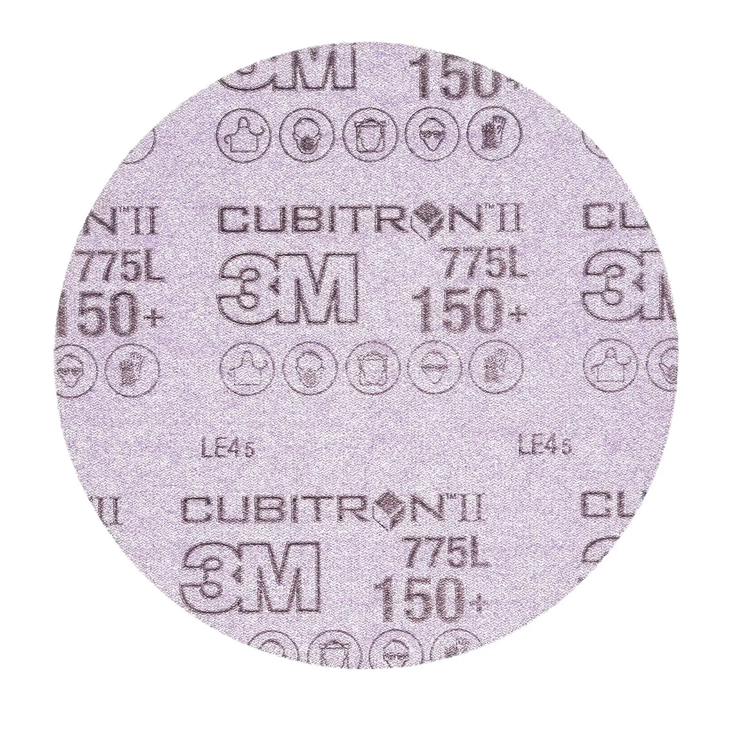 6 6 in 150+ Film 3 MIL Pack of 50 Precision Shaped Ceramic Grain Grit Cubitron II 64259 3M Hookit Clean Sanding Film Disc 775L Film Backing