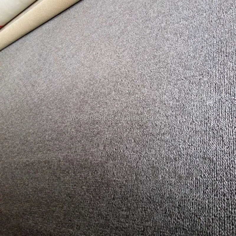 Grey Pp Level Loop Pile Plain Color Wall To Wall Tufted Carpet Buy