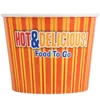 Popular Cinema use Disposable Popcorn Paper Cup/popcorn bucket with lid