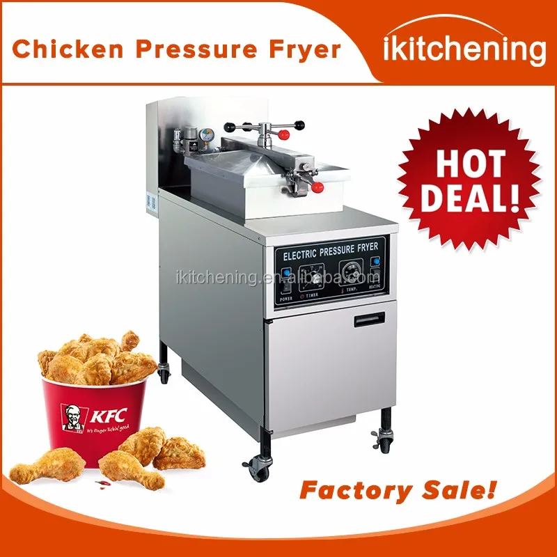 Chicken Pressure Fryer for Sale, Gas/Electric Pressure Chicken Fryer