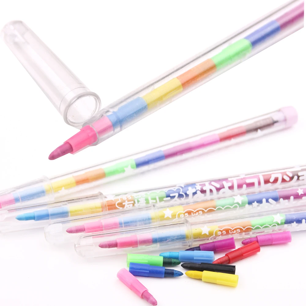 Promotional Kids Drawing Crayon Shape Plastic Crayon Buy Plastic