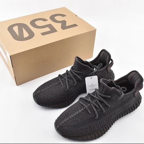 

1:1 top quality slip on 350 v2 bost reflective yezzy zapatillas deportivas yeezys static black running hombre sports shoes man, N/a