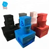 Excellent custom made suede box flower velvet material with ribbon handle