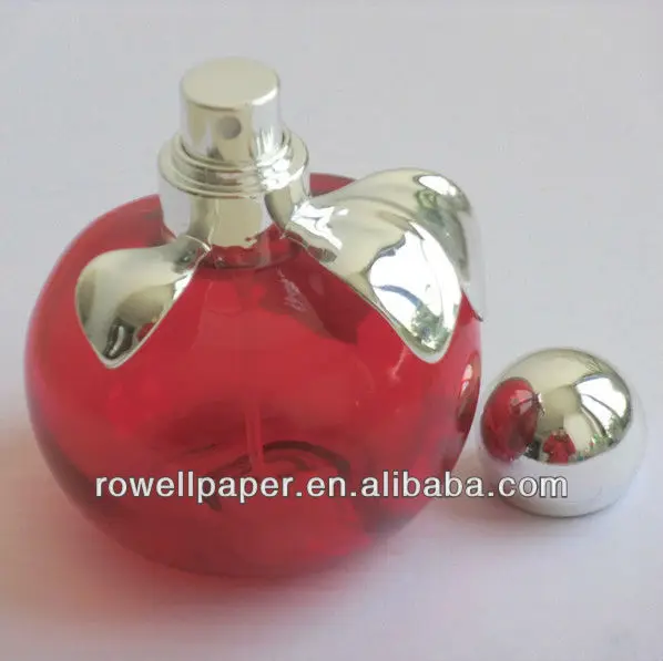 50ml En Forme De Pomme Rouge Bouteille De Parfum Buy Bouteille De Parfum En Verre Chine