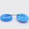OP05 Synthetic Blue Opal Oval Cab
