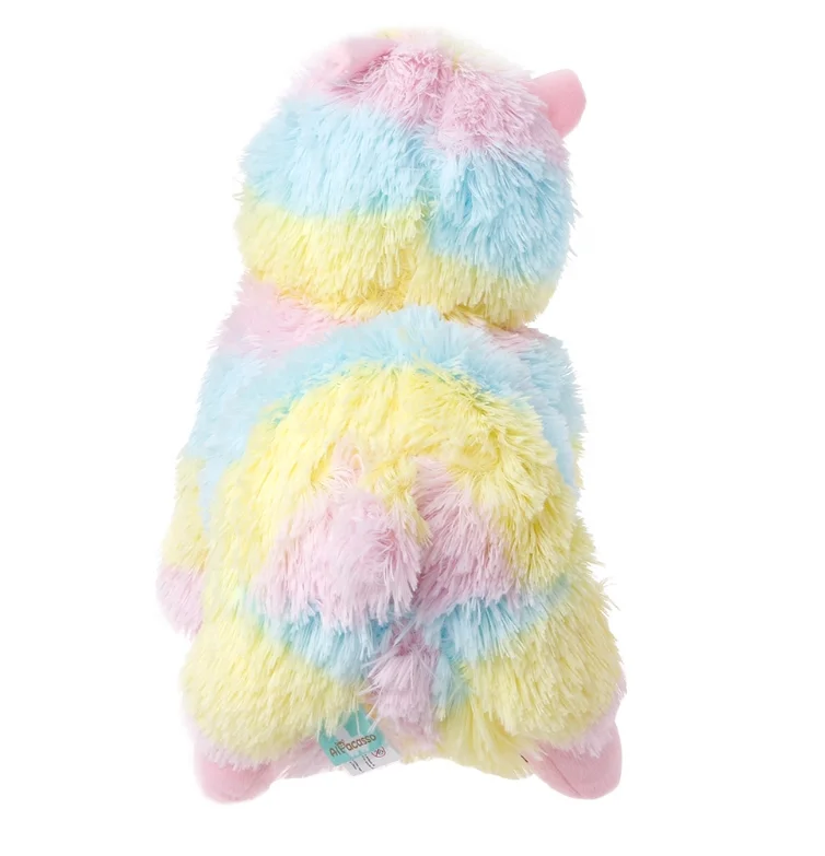 amuse alpacasso rainbow alpaca plush