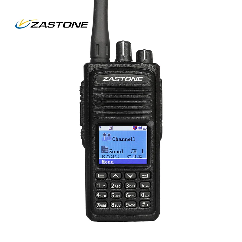 

ZASTONE ZT-D900 5w two way radio walkie talkie long distance 1000ch DMR digital radio, Black