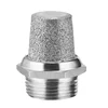 Sintered porous Stainless Steel copper 1/2 inch thread Silencer