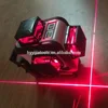 12lines 3D 3x360-degree Highlight full arrange IP64 waterproof Red color laser level