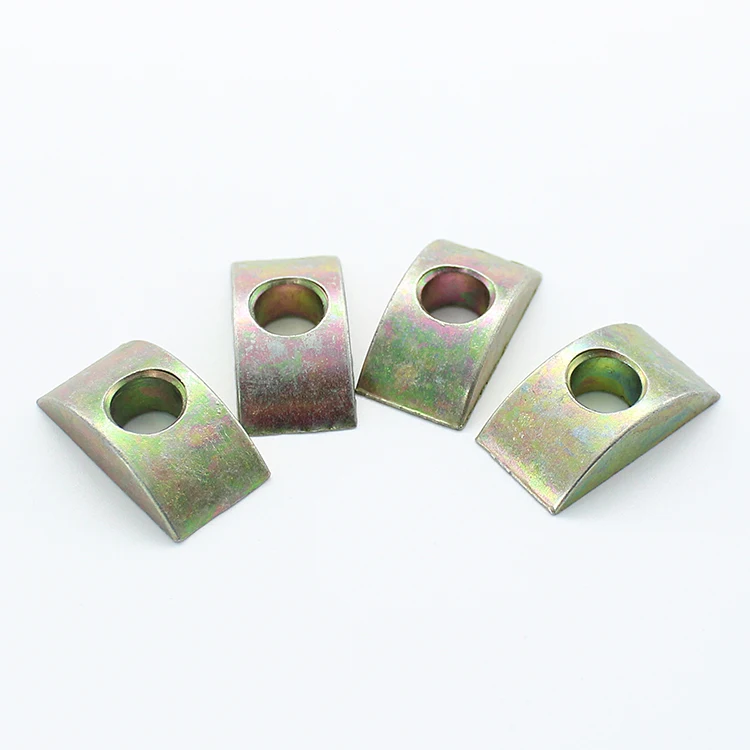 
Alloy half moon shape washer plastic furniture washer half round nut Hole Furniture Connector Fittings Half Moon Spacer Washer 