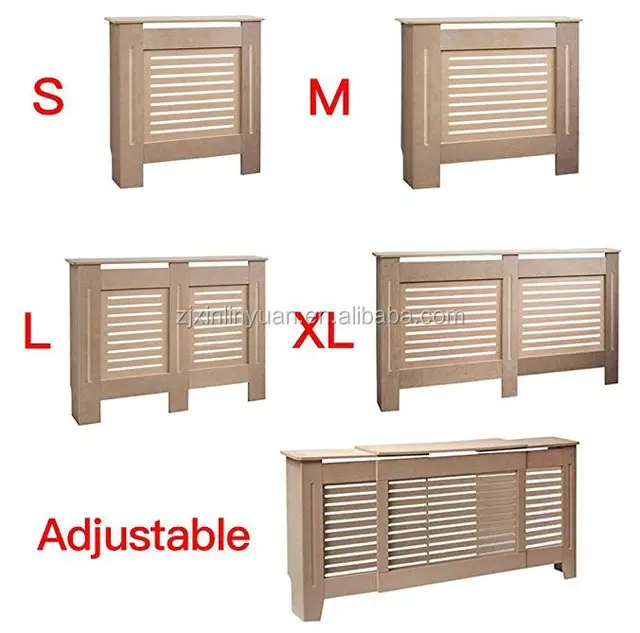 Unpainted Home Wood Adjustable Panels Radiator Cabinet Cover Buy