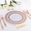 /product-detail/party-supplies-150pcs-rose-gold-plastic-disposable-silverware-lace-dinnerware-set-62199557455.html