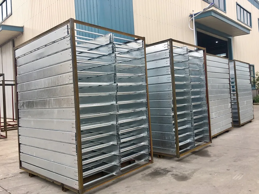 Powder Coated Epoxy Coated 26mm Wire Mesh Basket Cable Tray Support