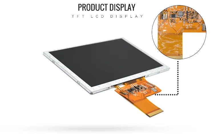 5 inch industrial lcd display