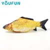 cheap high-test Manufacturer Best Selling Fish Plush Pole Interactive Cheap Simulation Fish Toy For Cat