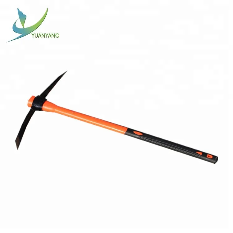 
China Factory Fiberglass Handle Forged Pickaxe 
