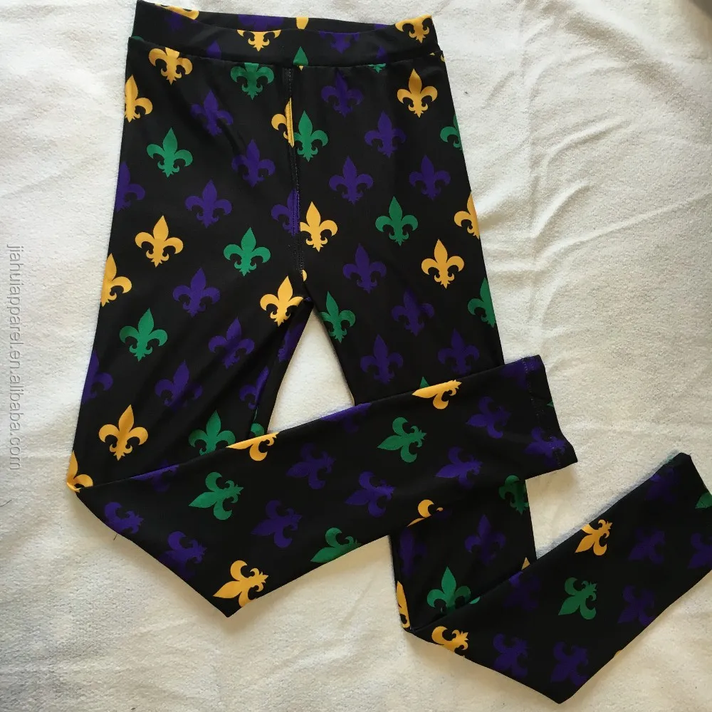 plus mardi gras leggings