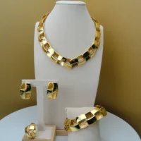 

Yuminglai 2019 Simple Design Dubai Jewelry Sets Fashion Accessories Alloy jewelry sets FHK5806