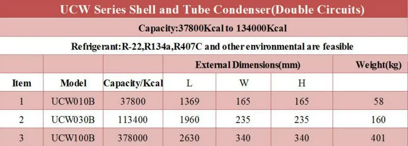 NEW Condenser(Heat Exchanger) Shell and Tube Condenser