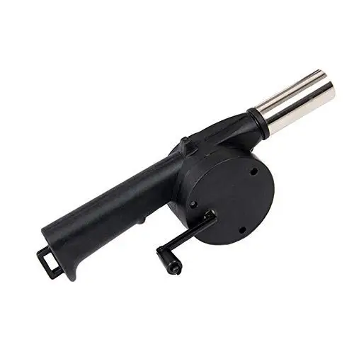 

Barbecue Picnic Lighter Tools Manual BBQ Fan Outdoor Cooking BBQ Fan Mini BBQ Air Blower, Black