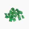 Square Shape Natural Emerald Gem Stone 3mm Green Loose Gemstone Jewelry Stone Cutting