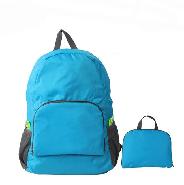 

2020 custom Lightweight Ripstop Nylon Foldable Backpack Cycling Outdoor Sports Folding Backpack Bag