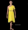 polished yellow lyrical dress Grecian style dance costume
