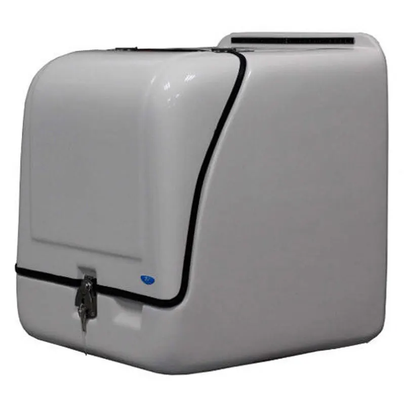Top Quality 113l Fiberglass Motorcycle Food Delivery Box Pizza Delivery