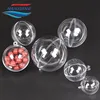 4CM, 5CM, 6CM, 7CM, 8CM ,10CM, 12CM clear plastic hollow balls Plastic Christmas Ball decoration