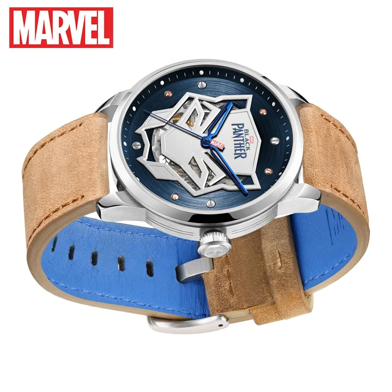 

RETAIL PRICE BLACK PANTHER 8N24 Movement Luxury Skeleton Watch for Men